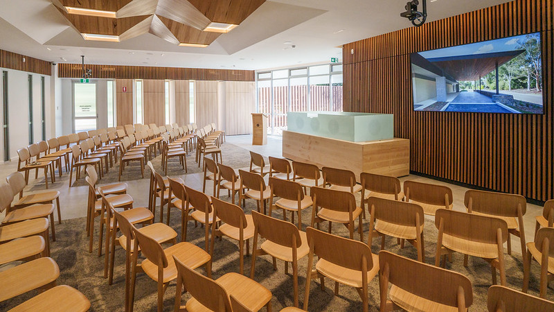 Inside our Memorial Hall.